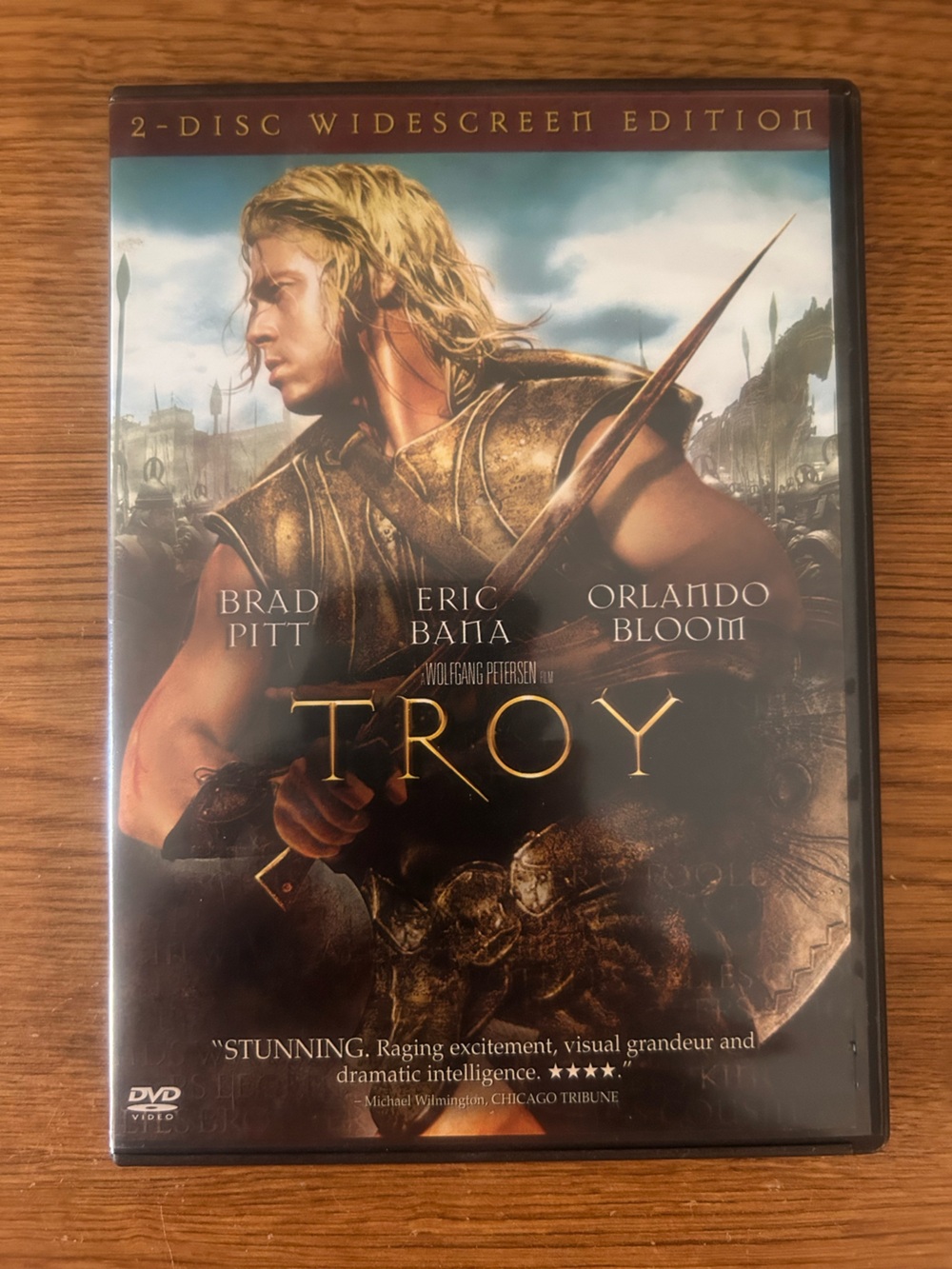 Troy DVD movie with Brad Pitt